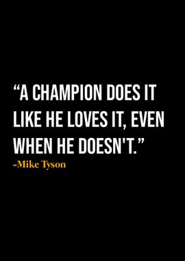 Mike Tyson Quote