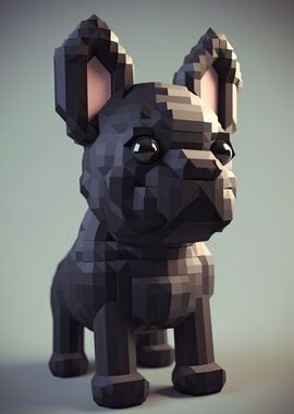 French Bulldog 8bit