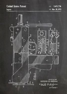 Uzi patent 1972