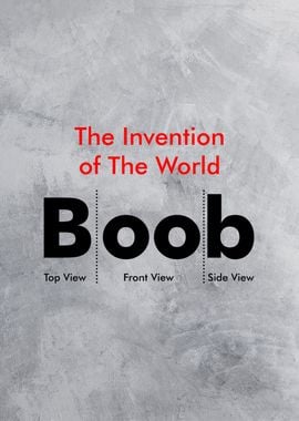 boob view definition' Poster, picture, metal print, paint by