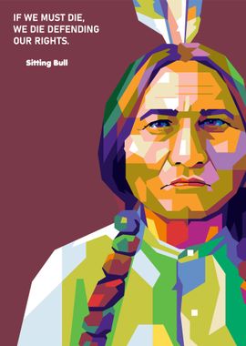 Sitting Bull Painting