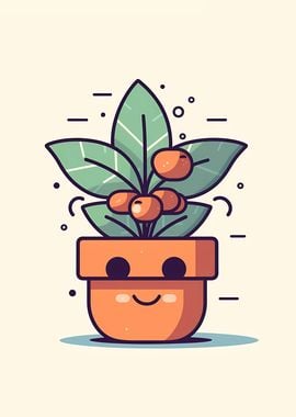 Cute Minimalist Pot Plant