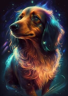 Dachshund Dog Angelic