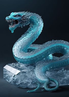 Blue Snake Splash