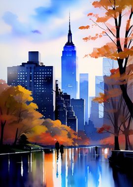 New York City painted