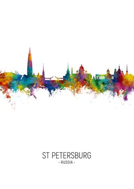 St Petersburg Skyline