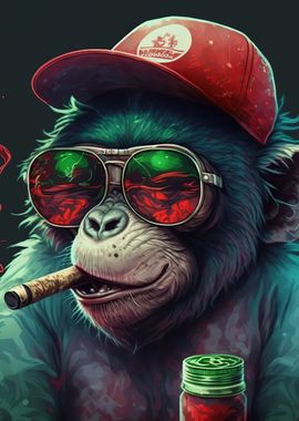 Marijuana monkey