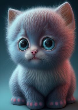 A cute kitten