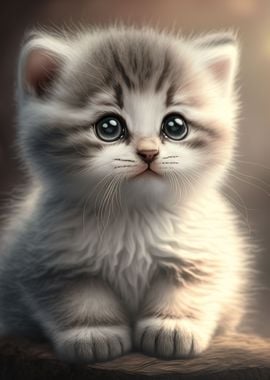 A cute kitten