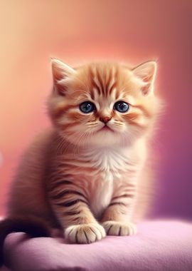 A cute kitten