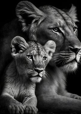 Proud Mama Lion Baby