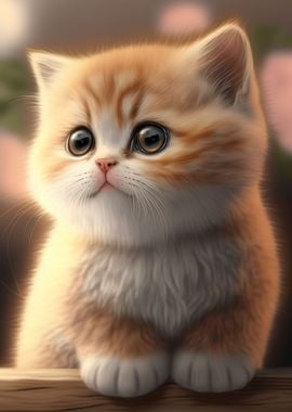 A cute kitten