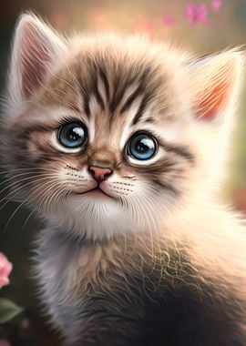 A cute kitten