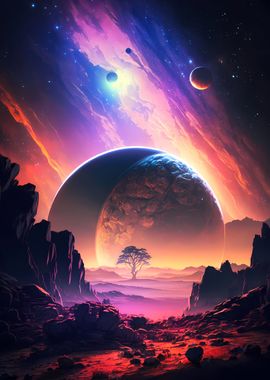 Dawn Planetary Landscape