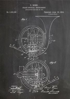 Brass instrument patent