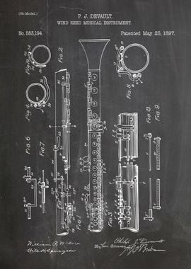 Clarinet patent 1897