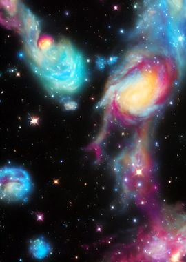 Galaxy Starry Sky in Space