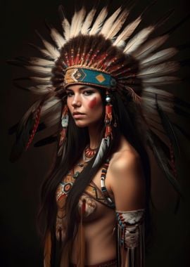 Native Indigenous Woman