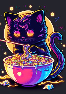 cat ramen japan