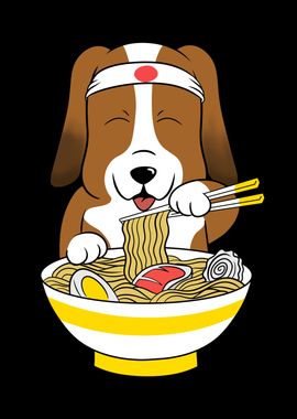 Basset Hound Ramen 