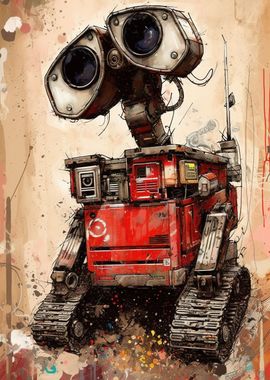 cartoon robot