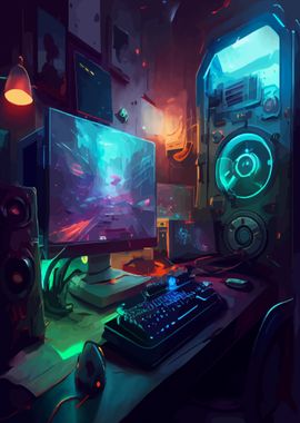 Gaming Room Gamer Game