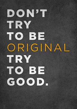 Try To Be Good