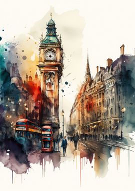 Watercolor London