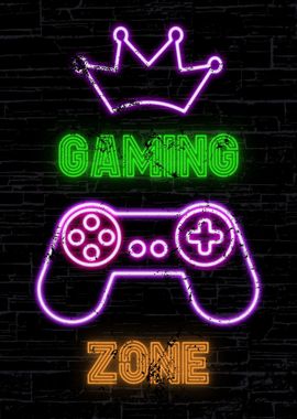 Gaming Zone Neon Style