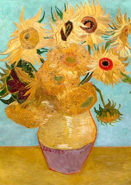 Van Gogh Sunflowers 1888