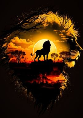 Lion King Of The Jungle