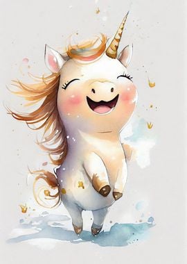 Unicorn Watercolor