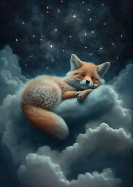 Fox in sky