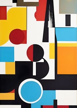 Abstract Bauhaus Shapes