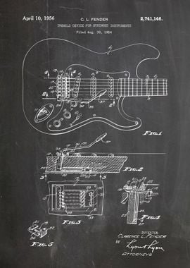 Fender patent 1956