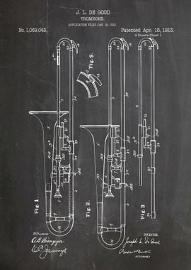 Trombone patent 1913