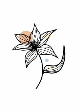 hand drawn flower 5