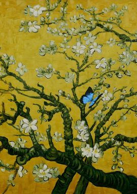 Golden Almond Blossoms