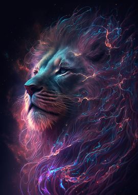 Galaxy Lion Animal