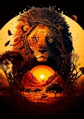 Lion King Of The Jungle