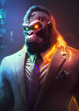 Director Gorilla in Suit