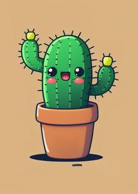 cute cactus kawaii