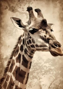 Giraffe Vintage