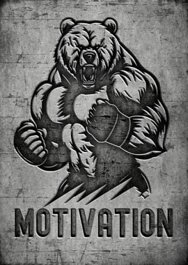 Motivation Gym Bear