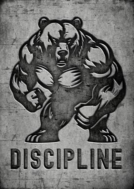 Discipline Gym Bear 