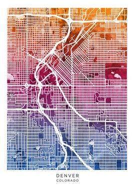 Denver Colorado Map