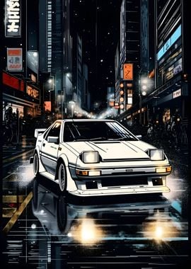 Toyota Trueno AE86 Tokyo