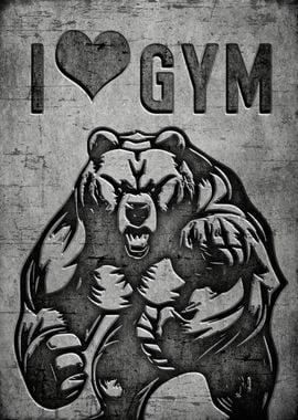 I love Gym Bear 