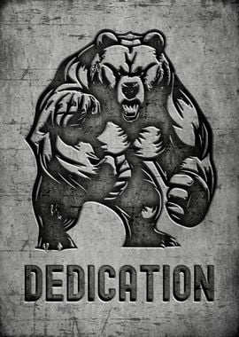 Dedication Gym Bear 