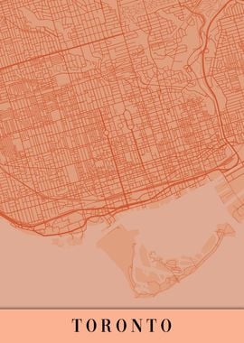 Toronto Orange Map